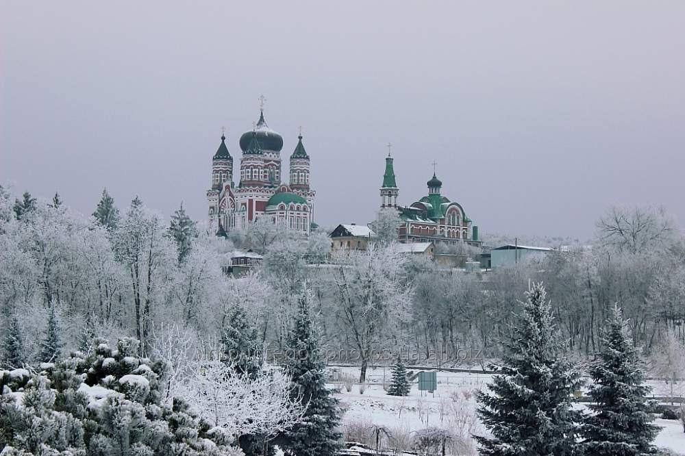 Феофанія: парк з оленями та ставками в інеї