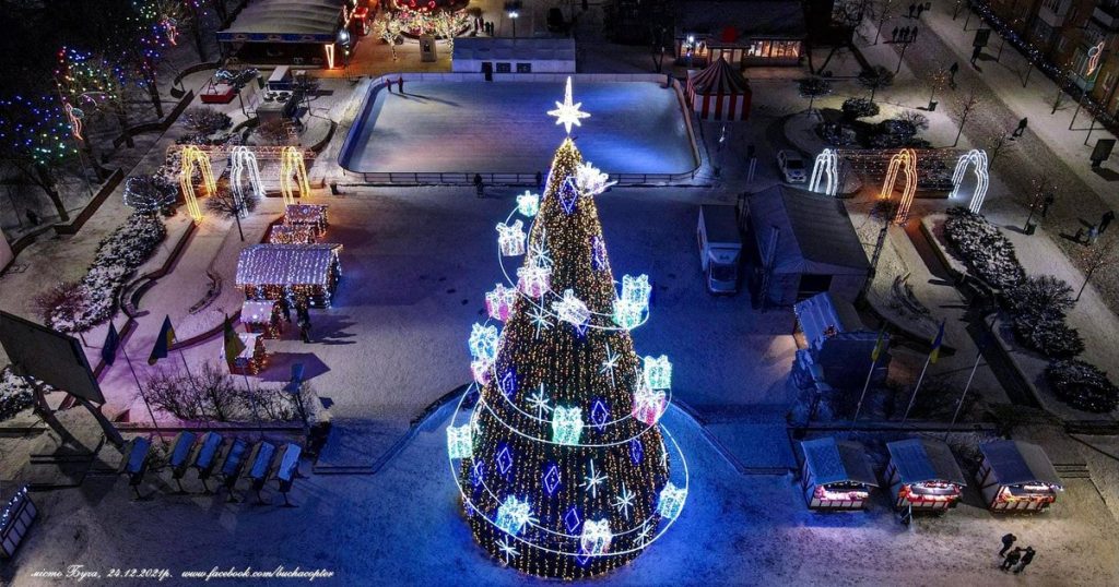 Буча: стріт-арт і озеро під снігом