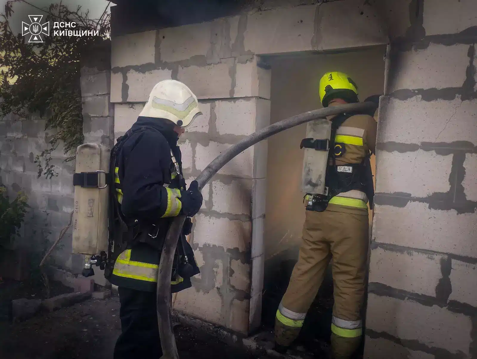 У Білій Церкві згоріло 80 квадратних метрів гаража