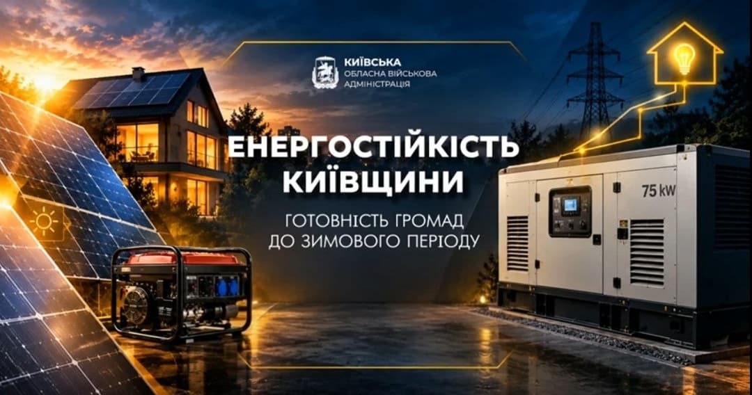 Обухівська громада обладнала школи та лікарню генераторами й сонячними панелями